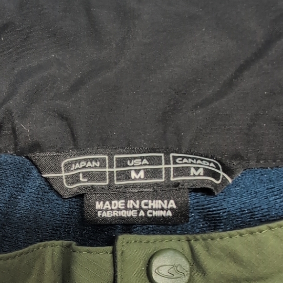 Bonfire Snowboarding Insulated Cargo Snow Pants Men’s M Olive Green Nylon - Picture 2 of 10